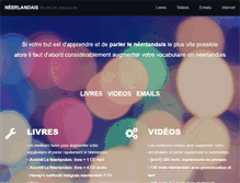 Tablet Screenshot of neerlandais.linguistmail.com